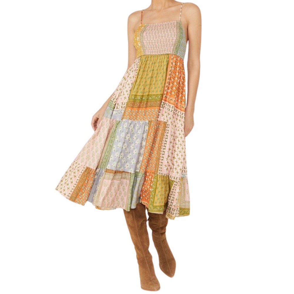 Jen's Pirate Booty Women's Wild Side Patchwork Midi Dress